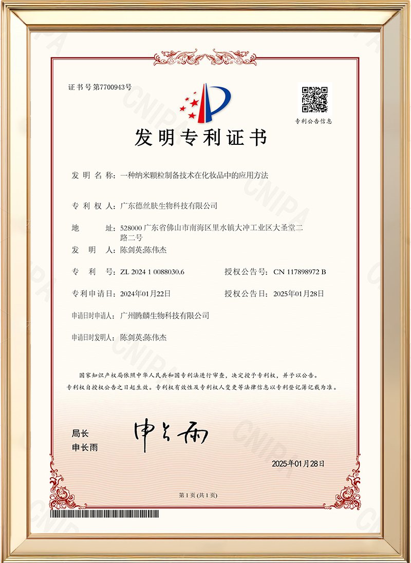 Nanoparticle Preparation Technology Patent