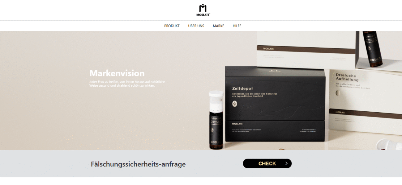 Haarwuchsserum Hersteller Moslate