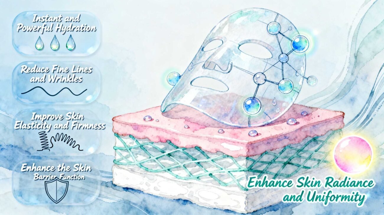 Die wichtigsten Vorteile von Hyaluronsäure-Gesichtsmasken