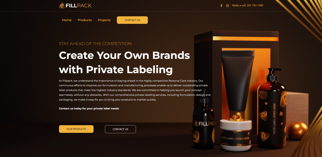 FillPack USA Spray démaquillant fabricant