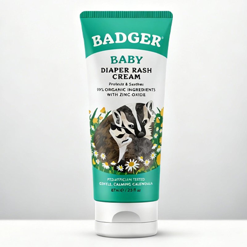 Crema per eritemi da pannolino per bambini all'olio di girasole e alla cera d'api