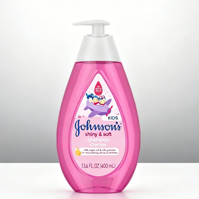 Shampoo per bambini lucido e morbido con olio di argan e proteine della seta