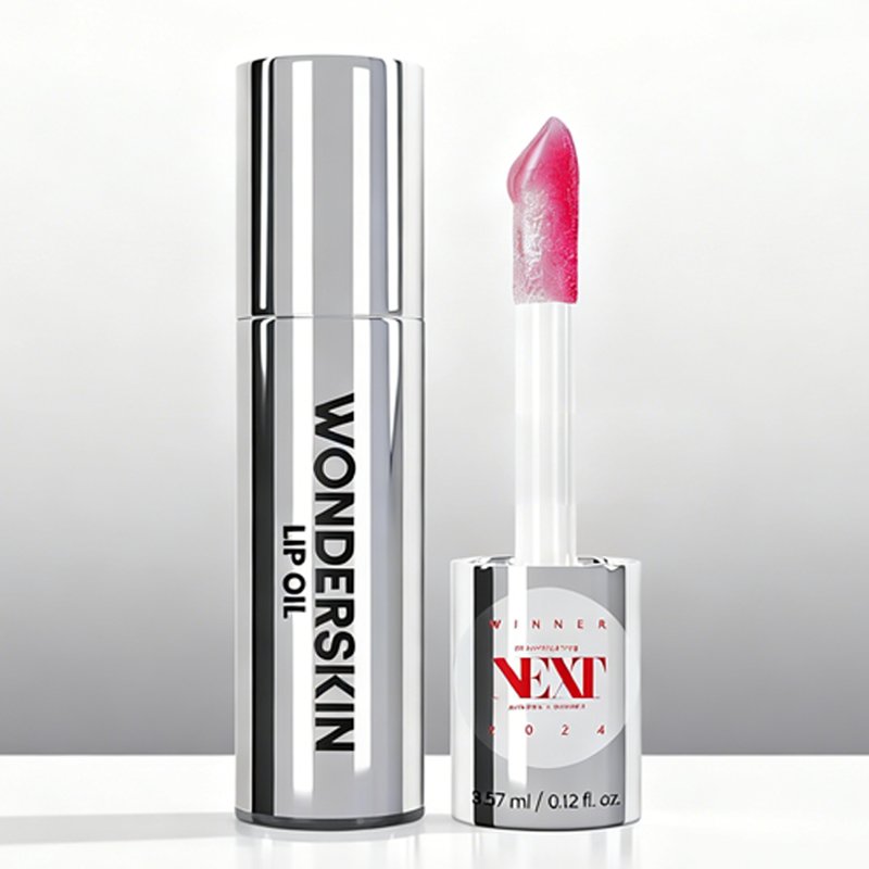 Color Changing Lip Oil from Clear to Pink