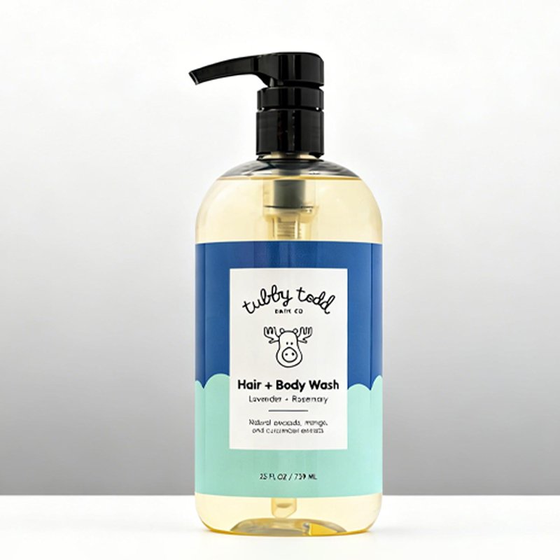 Lavaggio delicato per capelli e corpo per i neonati