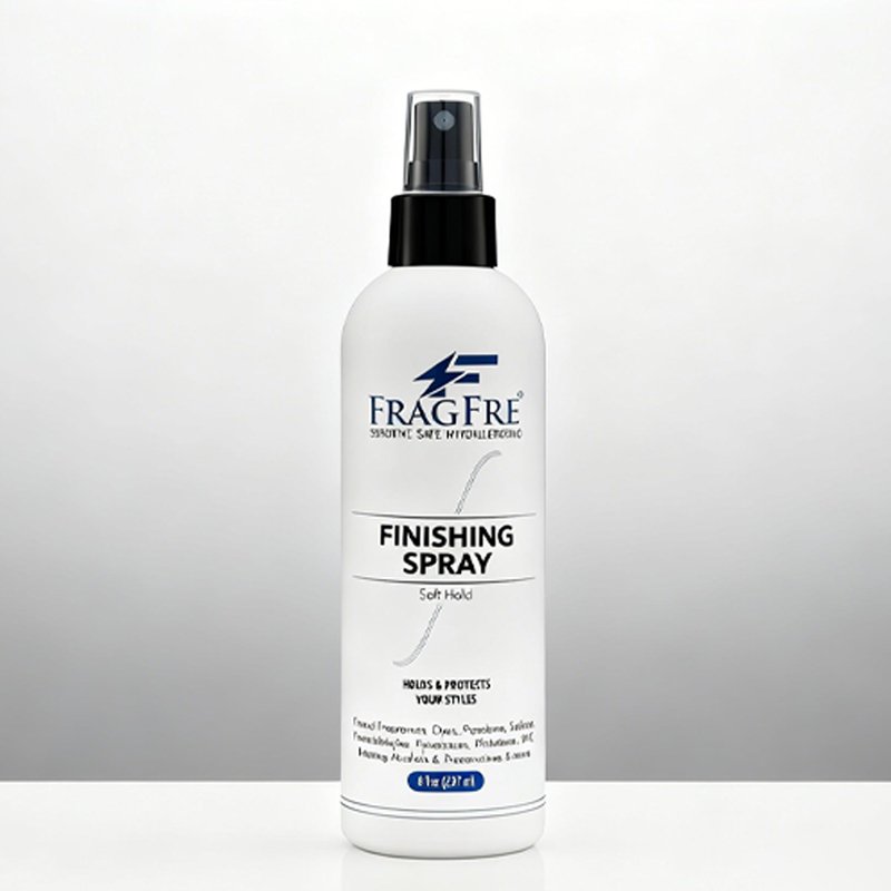 Spray de finition pour cheveux à tenue souple