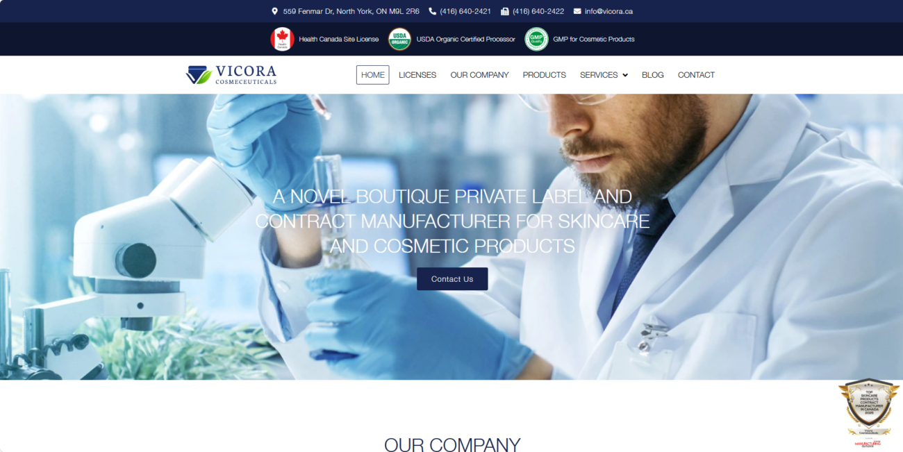 Vicora Cosmeceuticals