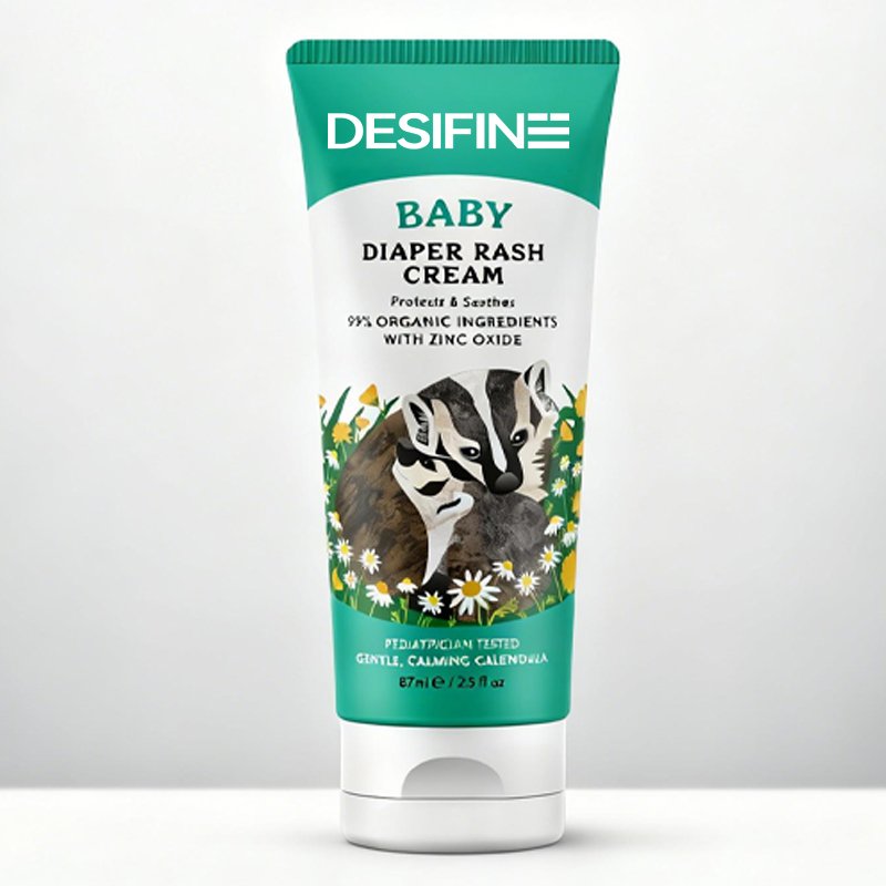 Crema per eritemi da pannolino per bambini all'olio di girasole e alla cera d'api