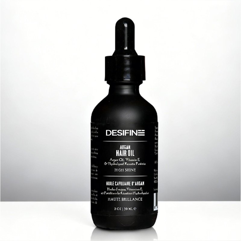 Aceite capilar de alto brillo con aceite de argán