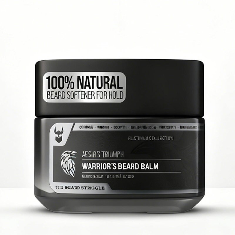 Natural Beeswax Softening & Hold Beard Balm