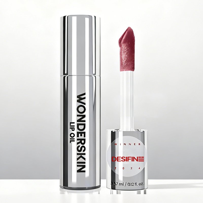 Color Changing Lip Oil from Clear to Pink