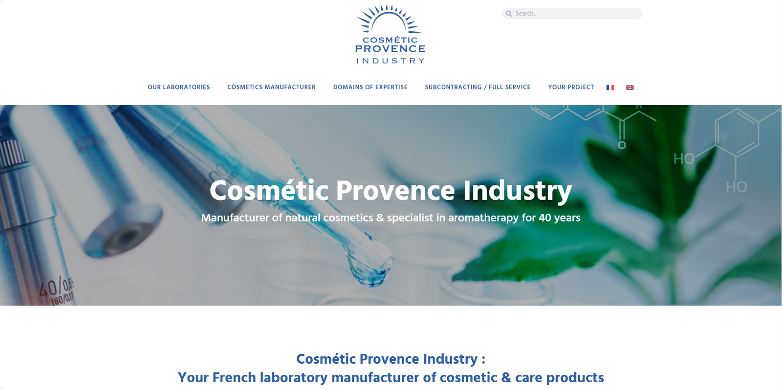 Cosmetic Provence Industry private label baby care